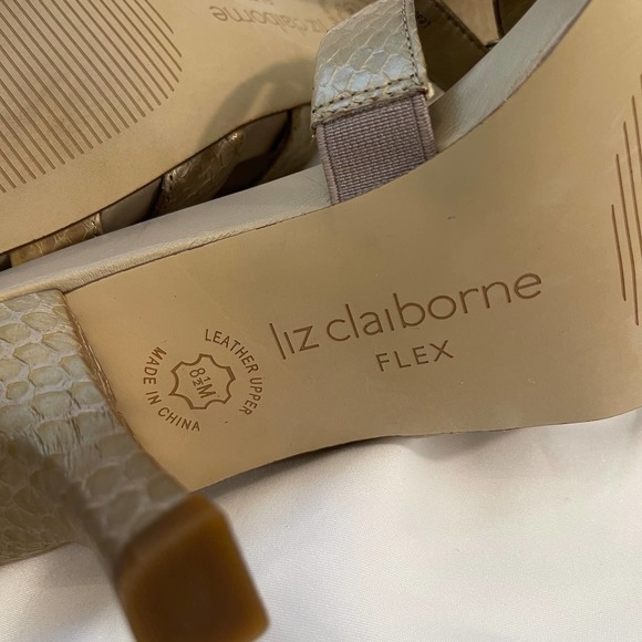 Liz Claiborne Flex ANDROS New Platinum Copperhead Size 8.5M - Picture 7 of 7